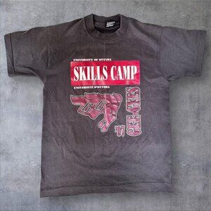 1997 University of Ottawa Skills Camp T-Shirt – Black/Red – Medium